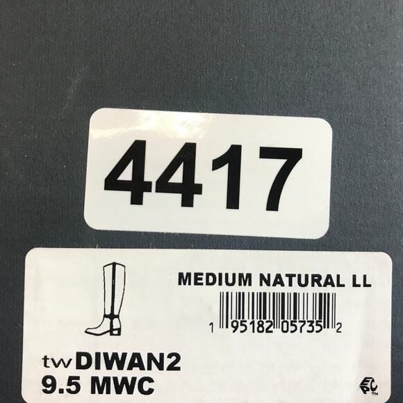 Tommy Hilfiger Womens Diwan2 Riding Boots Brown Block Heel Side Zip 9.5 M New - Picture 12 of 12